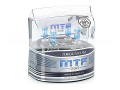Набор галогеновых ламп MTF Light HB4 Argentum +80% 4000K